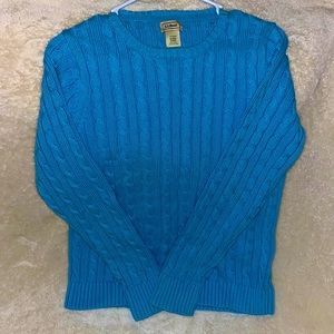 Chunky Vintage LL Bean sweater 100% cotton